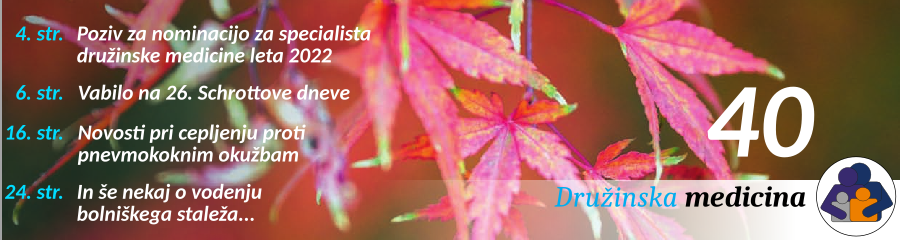 Nova, 40. številka Družinske medicine